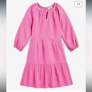 NWOT Vineyard Vines Pink Little Girl Super Soft 100% Cotton Gauze Dress 3T